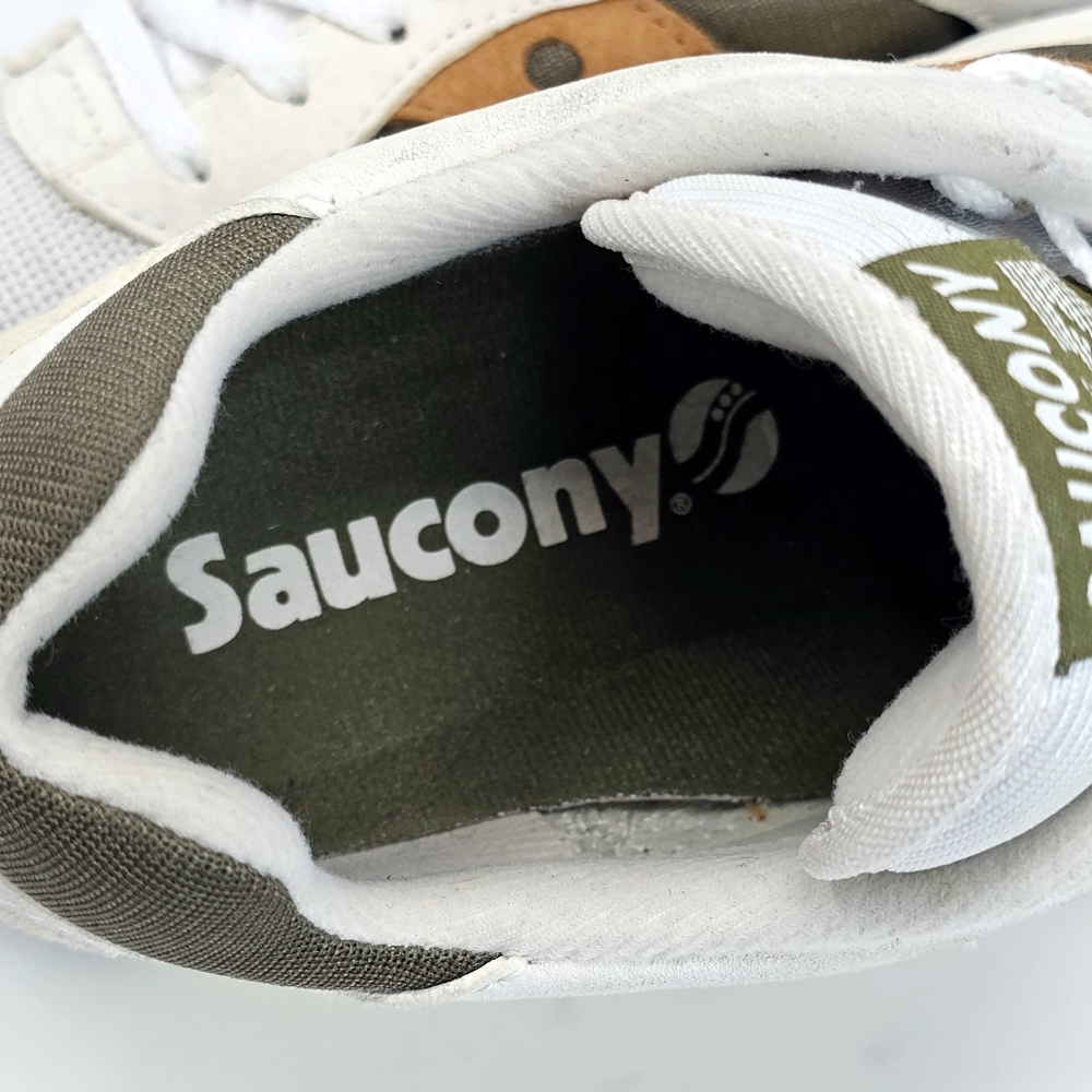 SAUCONY Men’s Shadow 6000 Cream Olive Green Brown Sneakers Size 8.5 Retro - Picture 13 of 13